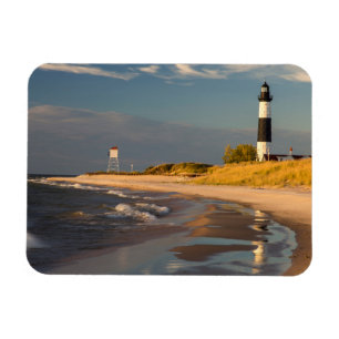 Big Sable Point Leuchtturm am Lake Michigan 2 Magnet