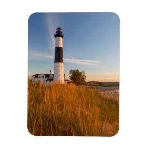 Big Sable Point Leuchtturm am Lake Michigan 3 Magnet