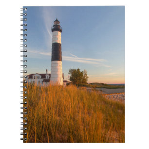 Big Sable Point Leuchtturm am Lake Michigan 3 Notizblock