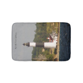 Big Sable Point Leuchtturm aus Wasserbad Badematte