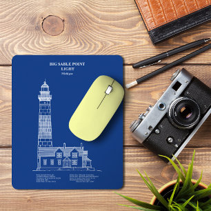 Big Sable Point Leuchtturm - Michigan – AD Mousepad