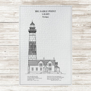 Big Sable Point Leuchtturm - Michigan - BD Puzzle