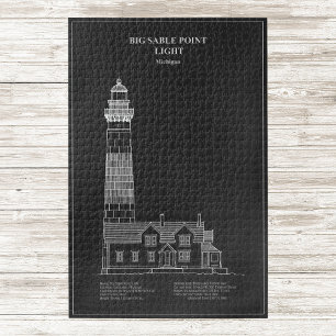 Big Sable Point Leuchtturm - Michigan – PD Puzzle