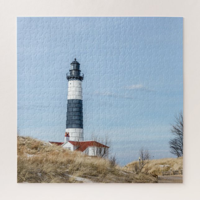 Big Sable Point Leuchtturm und Turm - 676 Stück Puzzle (Vertikal)