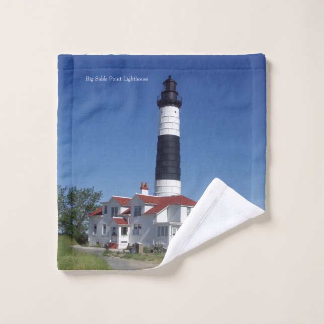 Big Sable Point Lighthouse Handtuchhandtuch Set (Waschlappen)
