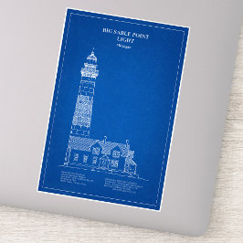 Big Sable Point Lighthouse - Michigan - AD Aufkleber