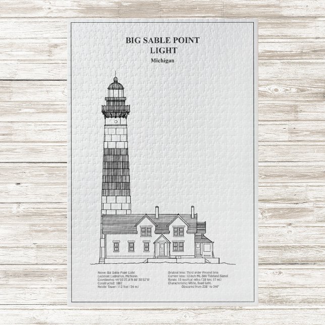 Big Sable Point Lighthouse - Michigan - BD Puzzle (Von Creator hochgeladen)