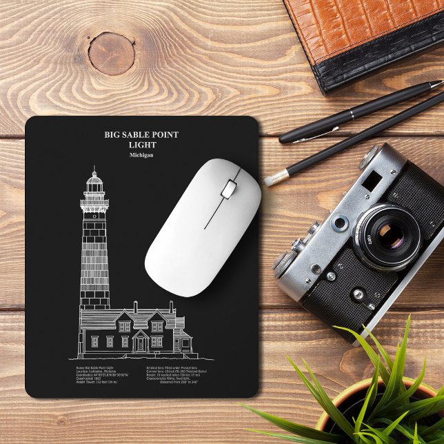 Big Sable Point Lighthouse - Michigan – PD Mousepad (Von Creator hochgeladen)