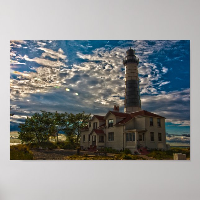 Big Sable Point Lighthouse, Michigan Poster (Vorne)