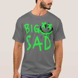Big Sad Graffiti - Gray Unisex T-Shirt