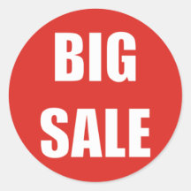 BIG SALE Discount Aufkleber