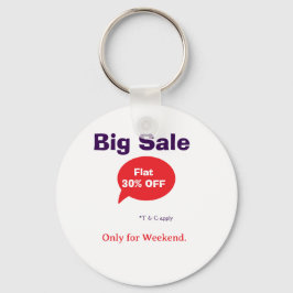 Big sale discount offer weekend company shop T&C Schlüsselanhänger