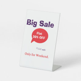 Big sale discount offer weekend company shop T&C Sockelschild