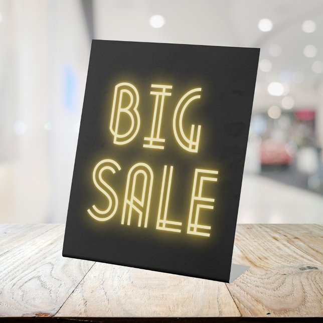 Big Sale Neon Sign Pedestal Schild (Von Creator hochgeladen)