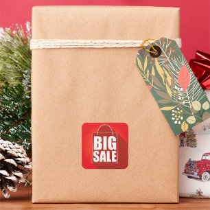 Big Sale Red Sign Sticker