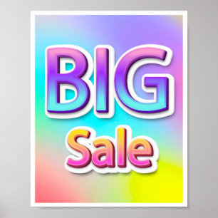 Big Sale Skriptende Ende der Saison Holograph Poster