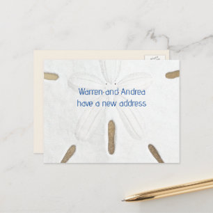 Big Sand Dollar Umzug zur Beach Postkarte