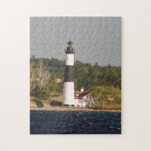 Big Sand Point Lighthouse from water Puzzle