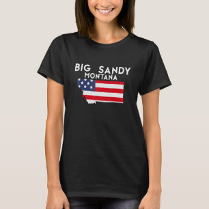 Big Sandy Montana USA Bundesstaat Amerika Reise Mo T-Shirt