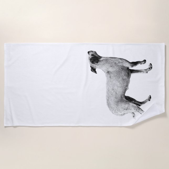 Big Shade, heller Blick Strandtuch (Vorderseite)