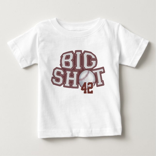 Big Shot Baseball Baby T-shirt (Vorderseite)