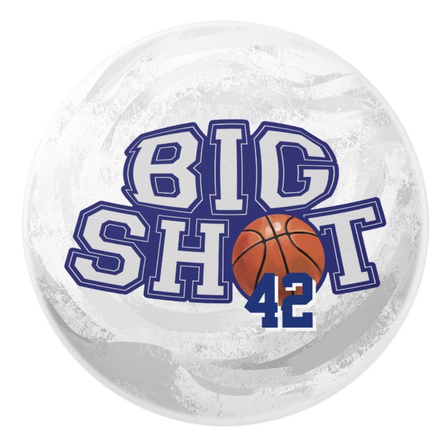 Big Shot Basketball Keramikknauf (Vorderseite)