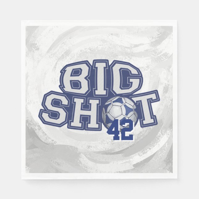 Big Shot Soccerball Serviette (Vorderseite)