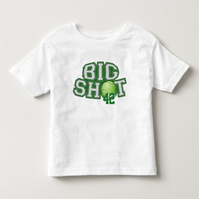 Big Shot Tennis Ball Kleinkind T-shirt (Vorderseite)