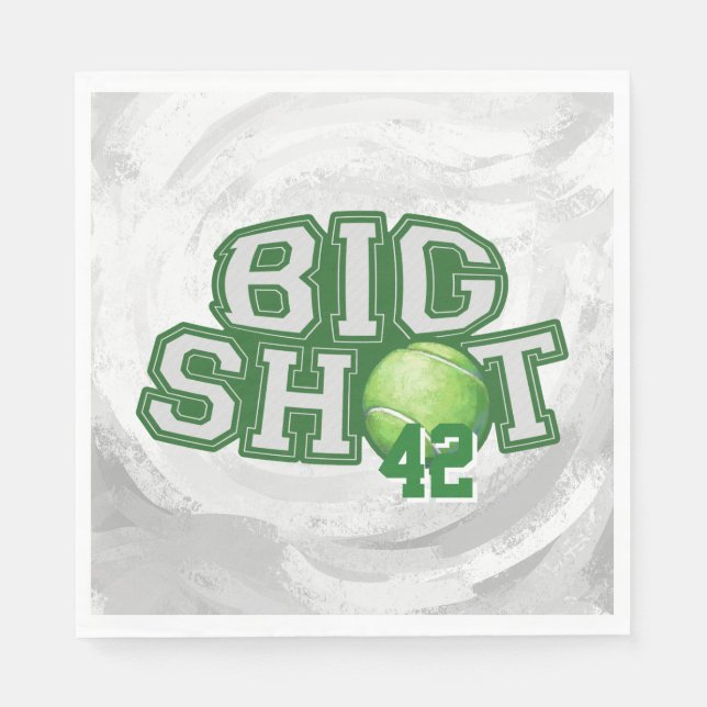 Big Shot Tennis Ball Serviette (Vorderseite)
