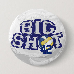 Big Shot Volleyball Button