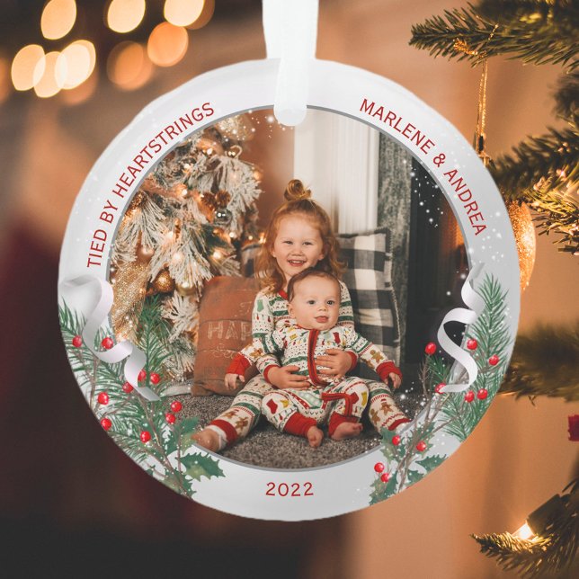 Big Sis 1. Weihnachtsklassiker Silver Pflanze Rahm Ornament (Von Creator hochgeladen)