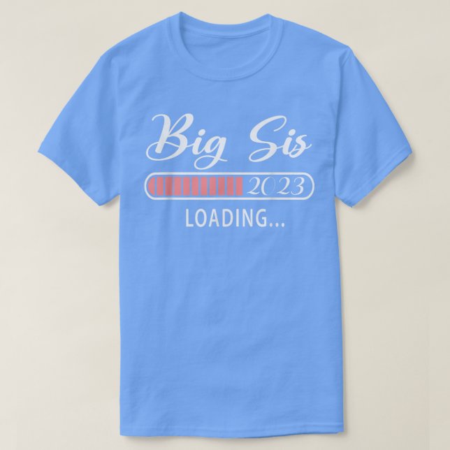 Big Sis 2023 Laden neuer Big Sis für Big S T-Shirt (Design vorne)