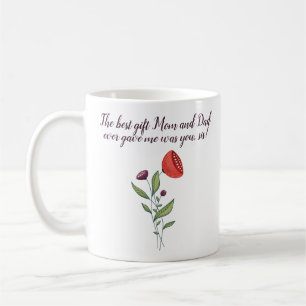 Big Sis Little Sister Sweet Quote Wilde Blume Kaffeetasse
