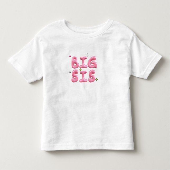 Big Sis T-Shirt | Cute Big Sister Announcement  (Vorderseite)