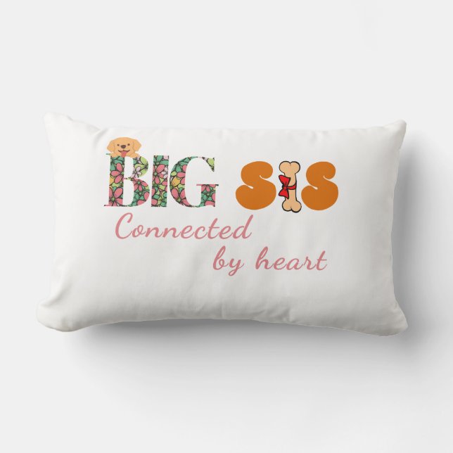 Big sis Throw Kissen (Vorderseite)