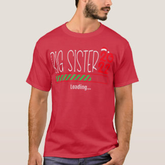 Big Sister 2022 Weihnachten Big Sis Ankündigung XM T-Shirt