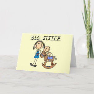 Big Sister Baby Brother T-shirts and Gifts Karte