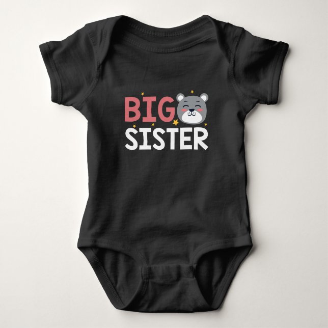 Big Sister Baby Strampler (Vorderseite)