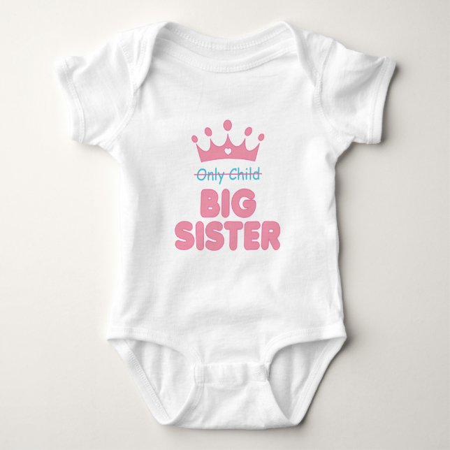 Big Sister Baby Strampler (Vorderseite)