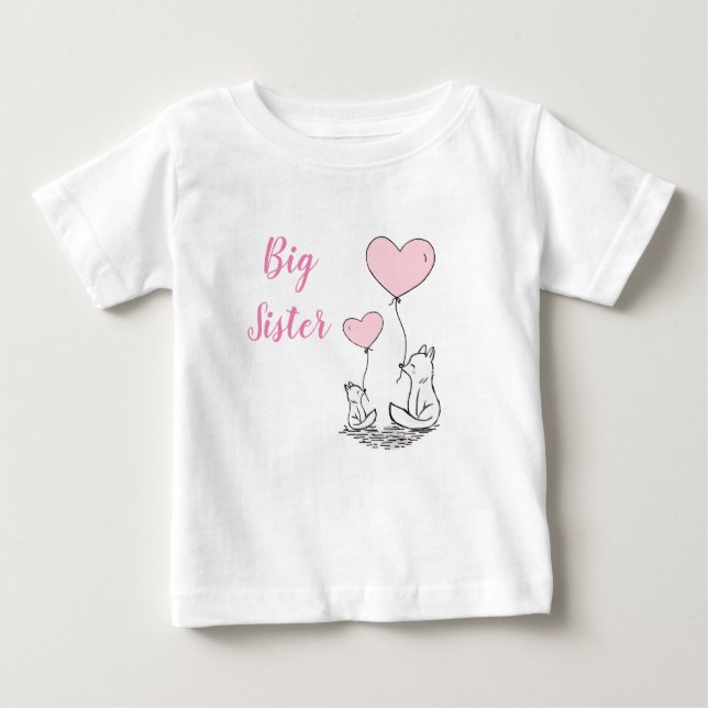 Big Sister Baby T-shirt (Vorderseite)