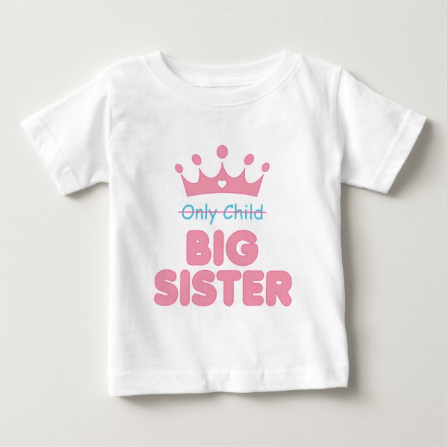 Big Sister Baby T-shirt (Vorderseite)