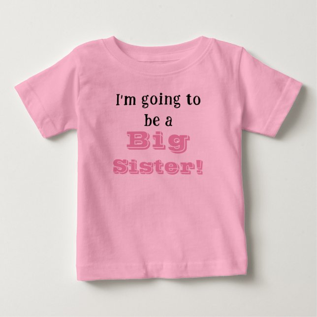 Big Sister Baby T-shirt (Vorderseite)