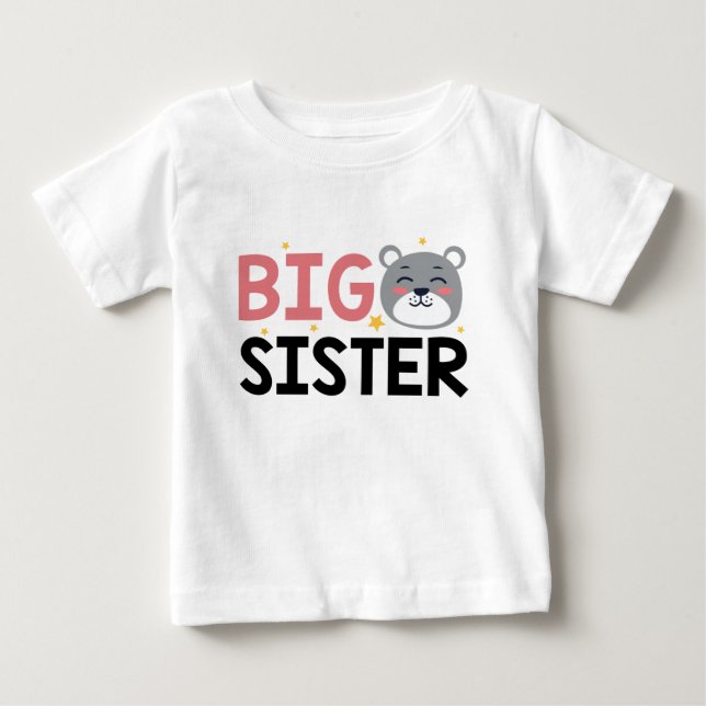 Big Sister Baby T-shirt (Vorderseite)
