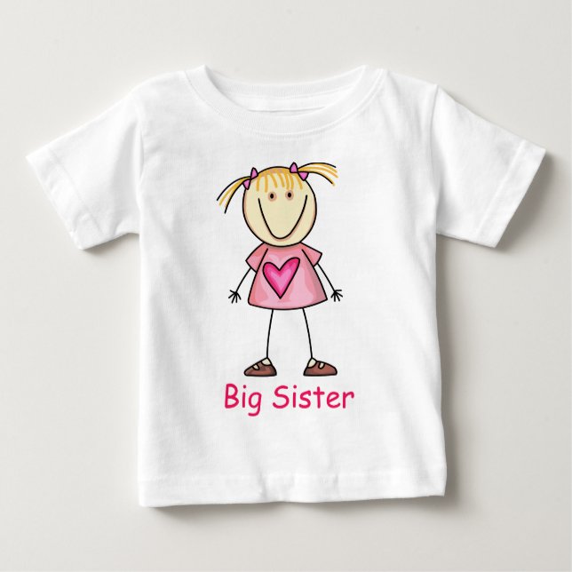 Big Sister Baby T-shirt (Vorderseite)