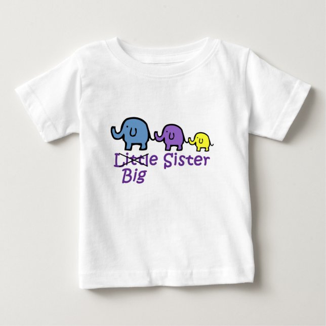Big Sister Baby T-shirt (Vorderseite)