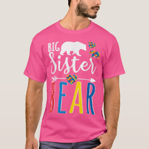 Big Sister Bären Autismus Bewusstsein Shirt Liebe 