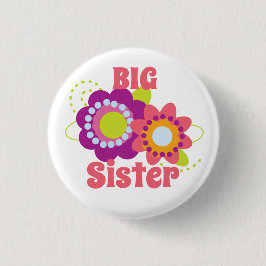 Big Sister Blume Button