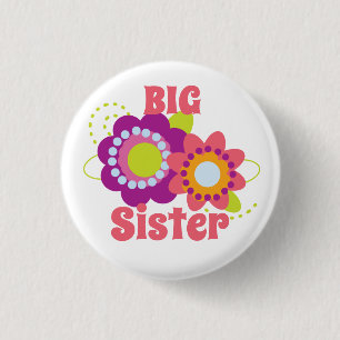 Big Sister Blume Button