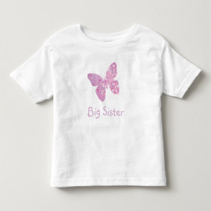 Big Sister Butterfly Kleinkind T-shirt
