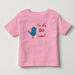 Big Sister Cheerful Bird Shirt